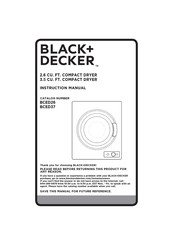 Black & Decker BCED26 Instruction Manual