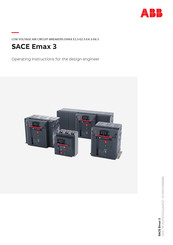 ABB SACE Emax 3 E1.3 Operating Instructions Manual
