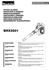 Makita BHX2501 Instruction Manual
