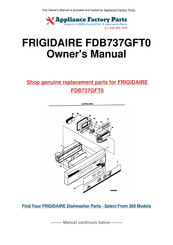 Frigidaire Gallery 800 Series Use & Care Manual