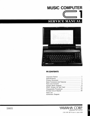 Yamaha C1 Service Manual
