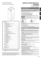 Fujitsu AIRSTAGE AMUH12KUAS Installation Manual