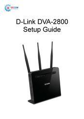 D-Link DVA-2800 Setup Manual