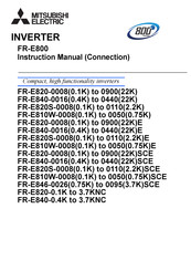 Mitsubishi Electric FR-E800 Instruction Manual (Connection