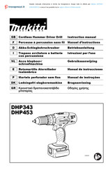 Makita DHP343 Instruction Manual