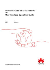 Huawei IdeaHub S3 Operation Manual