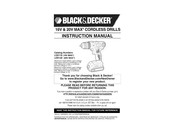 Black & Decker LDX120 Instruction Manual