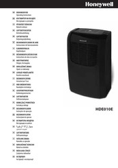 Honeywell HDE010E Operating Instructions Manual