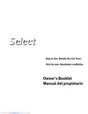 OneTouch SELECT - REV 8-2007 Owner's Booklet