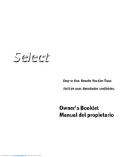 OneTouch Select Owner's Booklet