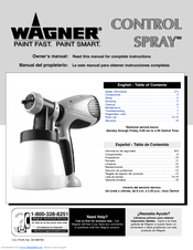 Wagner CONTROL SPRAY Manuals | ManualsLib