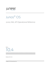 Juniper JUNOS OS 10.4 Supplementary Manual