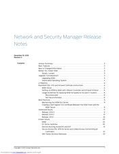 Juniper NETWORK AND SECURITY MANAGER - S REV 3 Release Note