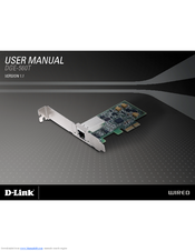 D-Link DGE-560T - Gigabit PCI-Express SNMP VLAN Flow Control Network Adapter User Manual
