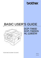 Brother Hl 2280dw Manuals Manualslib