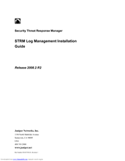 Juniper STRM Log Management Installation Manual