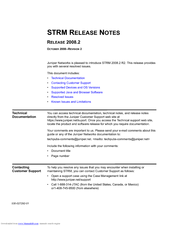 Juniper STRM 2008-2 - TECHNICAL NOTE CHANGING NETWORK SETTING 6-2008 Release Note