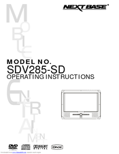 Nextbase SDV285-SD Operating Instructions Manual