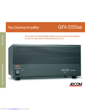 ADCOM GFA-555SE Brochure