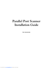 PrimaScan 2400P - Installation Manual