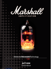 Marshall Amplification VALVETEST AVT100X Owner's Manual