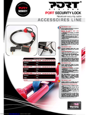 PORT DESIGNS PORT SECURITY CABLE Brochure