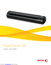 Xerox XTRAVEL-SCAN - Travel Scanner 100 User Manual