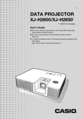 Casio PRO LINE XJ-H2650 User Manual