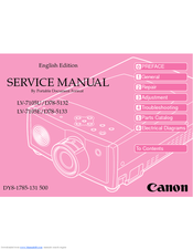 Canon LV-7105E Service Manual