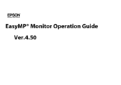Epson EasyMP Monitor 4.50 Operation Manual