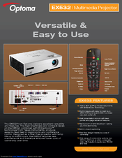 Optoma EX532 Specifications