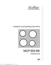 MOFFAT MCP650BK 74O Installation And Operating Instructions Manual