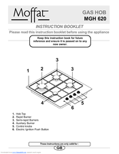 MOFFAT MGH620W Instruction Booklet