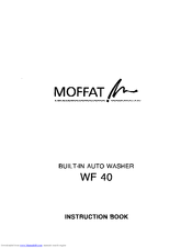 MOFFAT WF40B Instruction Book