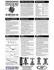 Novak FUSION ESC Operating Instructions