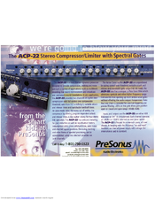 PRESONUS ACP-22 Technical Specifications