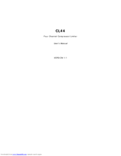 PRESONUS CL 44 User Manual