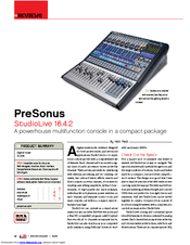 presonus studiolive 16.4.2ai manual presonus studiolive 16.4.2ai manual