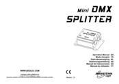 JBSYSTEMS Light MINI DMX SPLITTER - V1.0 Manual
