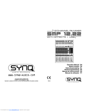 SYNQ AUDIO RESEARCH SMP 12.22 - V1.0 Manual
