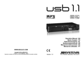 JBSYSTEMS Light USB 1.1 Manual
