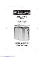 WHITE BROWN TA 673 User Manual