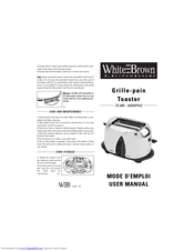 WHITE BROWN TA 689 User Manual