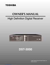 Toshiba DST-3000 Owner's Manual