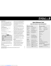 Nuance DRAGON NATURALLYSPEAKING 8-QUICK Quick Reference Card