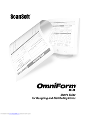 Nuance OMNIFORM 5 FOR DESIGNING AND DISTRIBUTING FORMS Manual