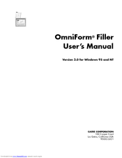 NUANCE OMNIFORM 3 User Manual