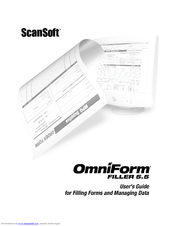 Nuance OMNIFORM FILLER 5.5 FOR DESIGNING AND DISTRIBUTING FORMS Manual