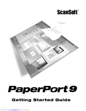 Scansoft PAPERPORT 9 Getting Started Manual