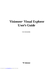 Visioneer VISUAL EXPLORER - GETTING STARTED GUIDE FOR WINDOWS User Manual
